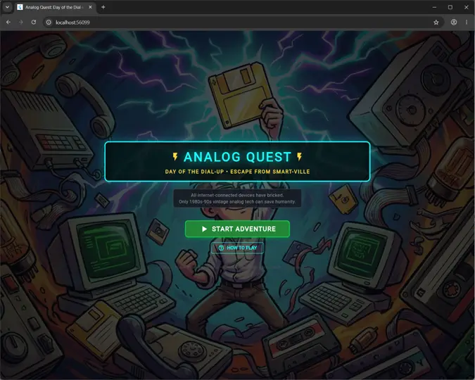 Cover image for ANALOG QUEST: DAY OF THE DIAL-UP