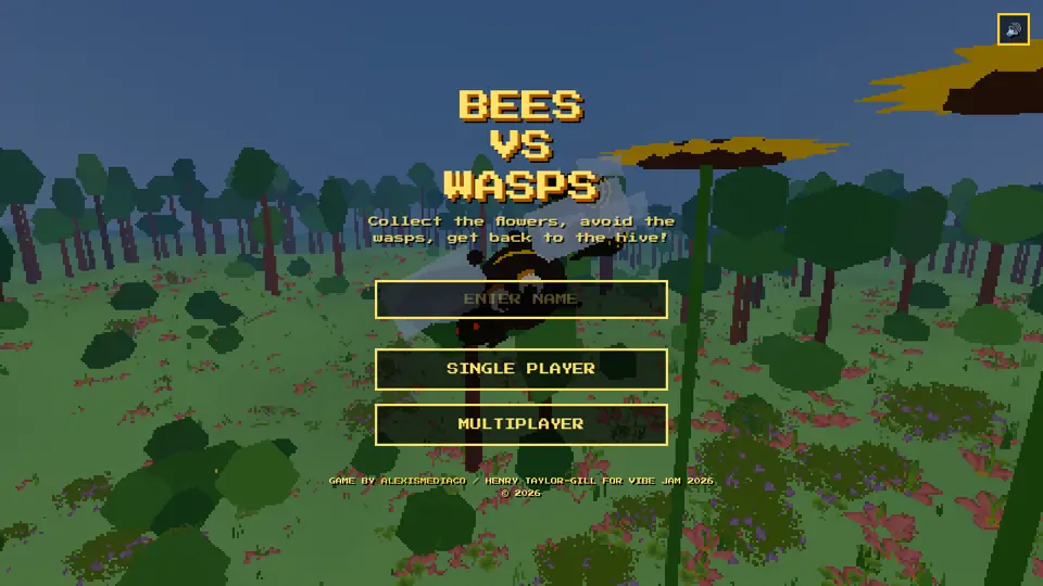 Screenshot of Bees vs Wasps