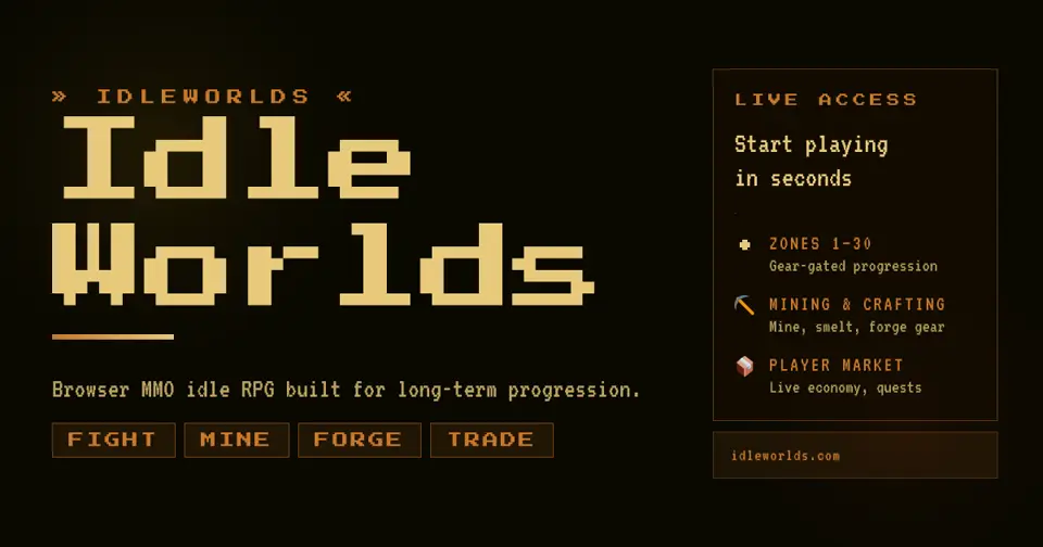 Cover for IdleWorlds