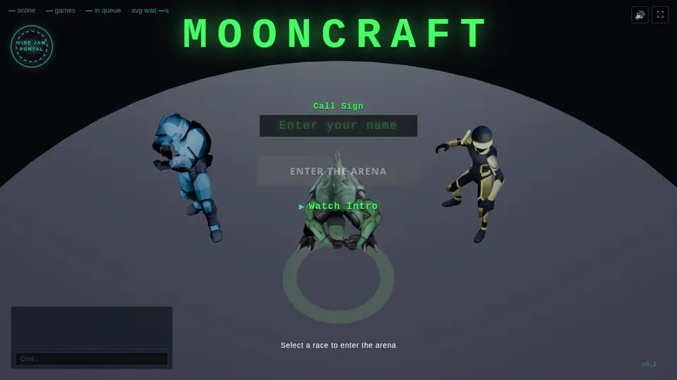 Screenshot of MoonCraft