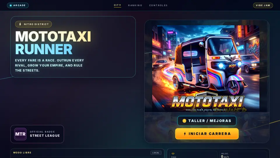 Cover for Mototaxi Runner