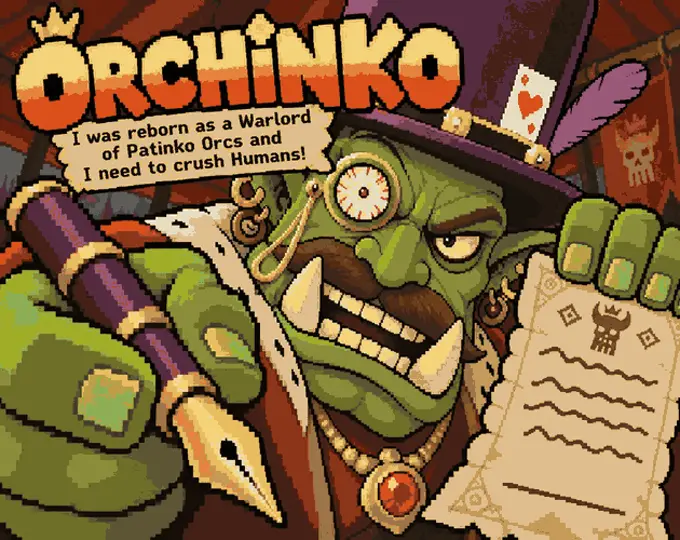 Cover image for ORCHINKO: I was reborn as a Warlord of Patinko Orcs and I need to crush Humans!
