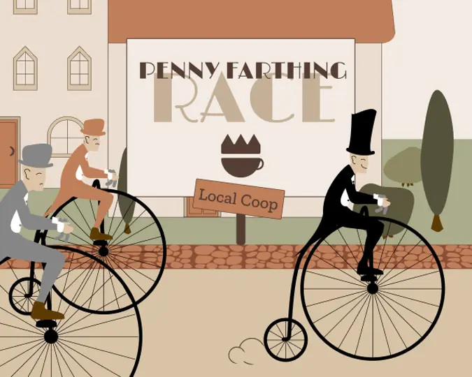 Cover image for Penny Farthing Race