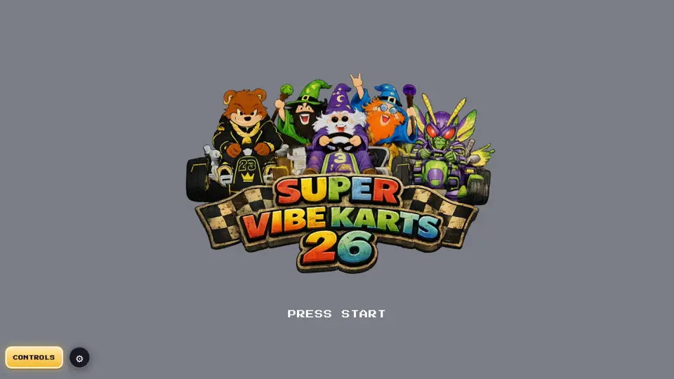Screenshot of Super Vibe Kart