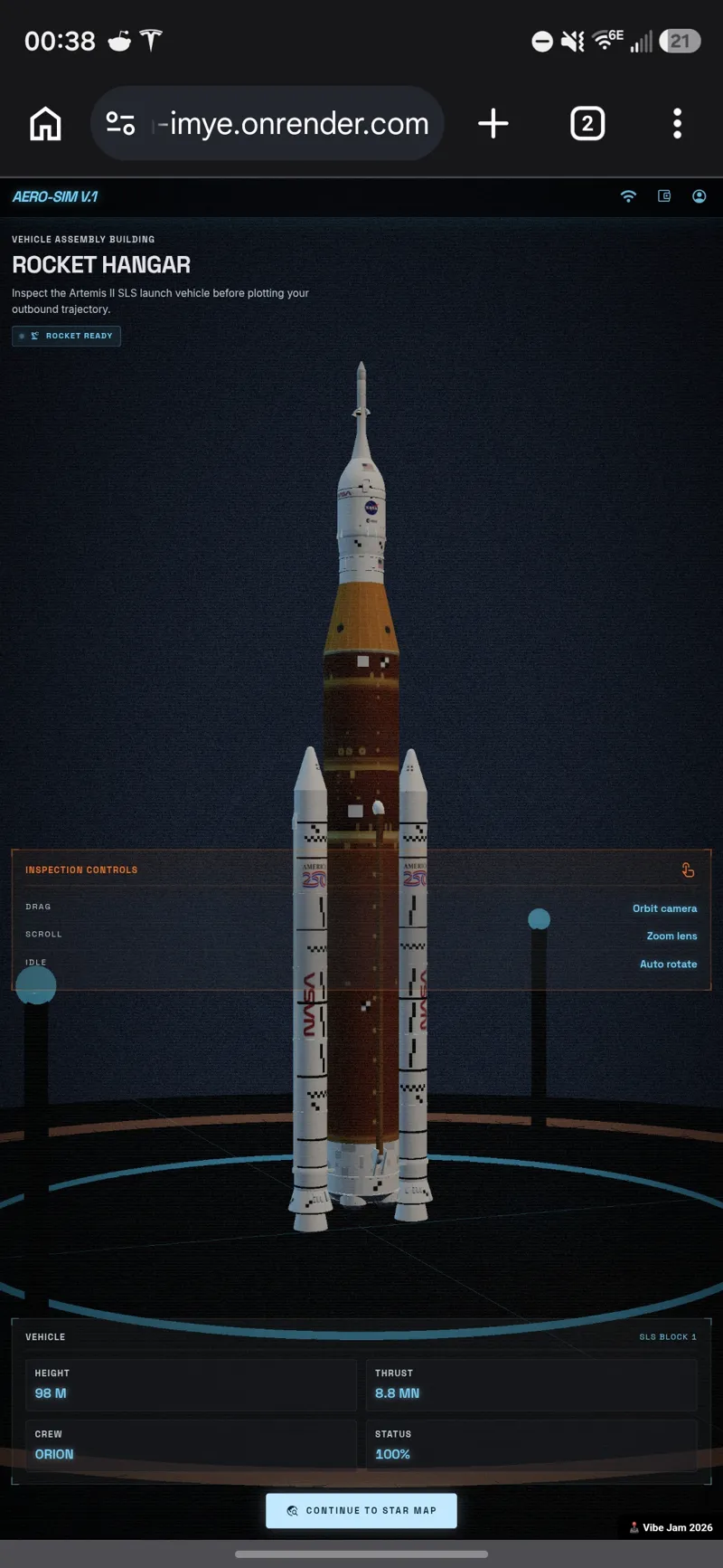 Screenshot of AeroSim