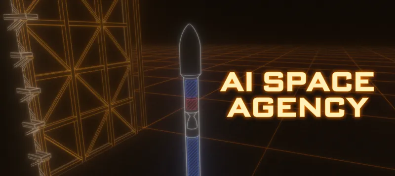 Screenshot of AI Space Agency