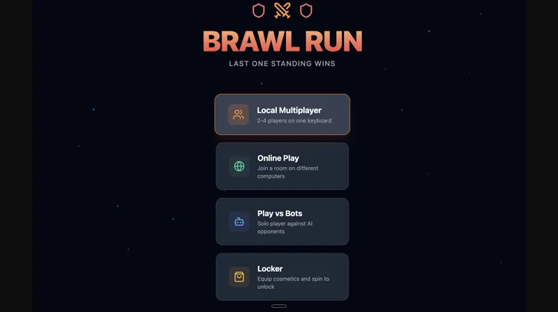 Screenshot of Brawl Run