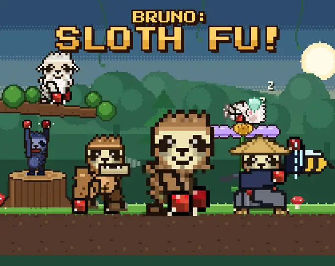 Screenshot of Bruno: Sloth FU!