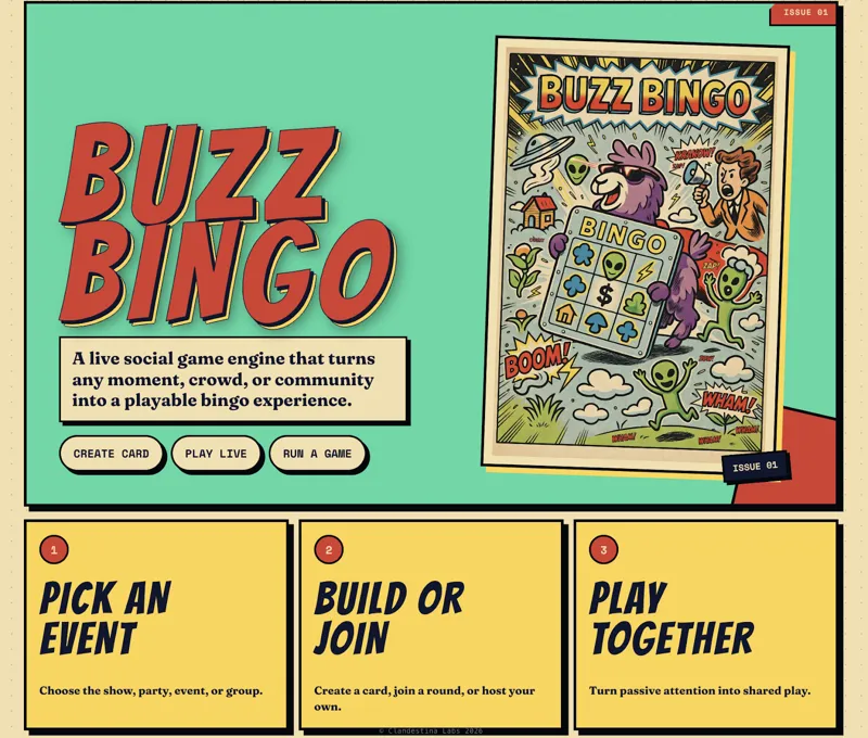 Screenshot of Buzz Bingo