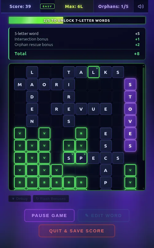 Screenshot of Chain Puzzle