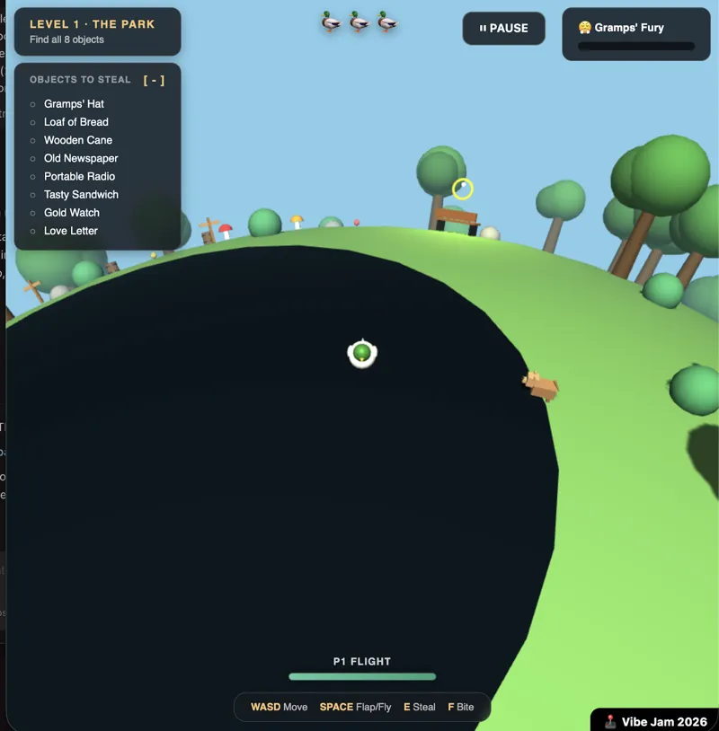 Screenshot of Chaotic Planet