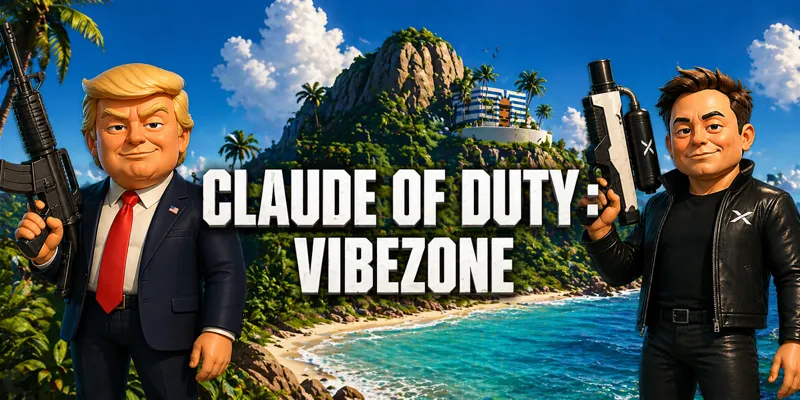 Screenshot of Claude of Duty : VibeZone
