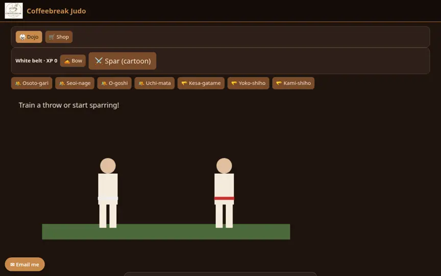 Screenshot of Coffeebreak Judo