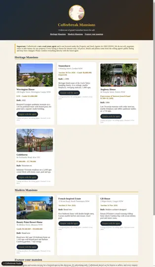 Screenshot of Coffeebreak Mansions