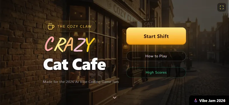 Screenshot of Crazy Cat Cafe