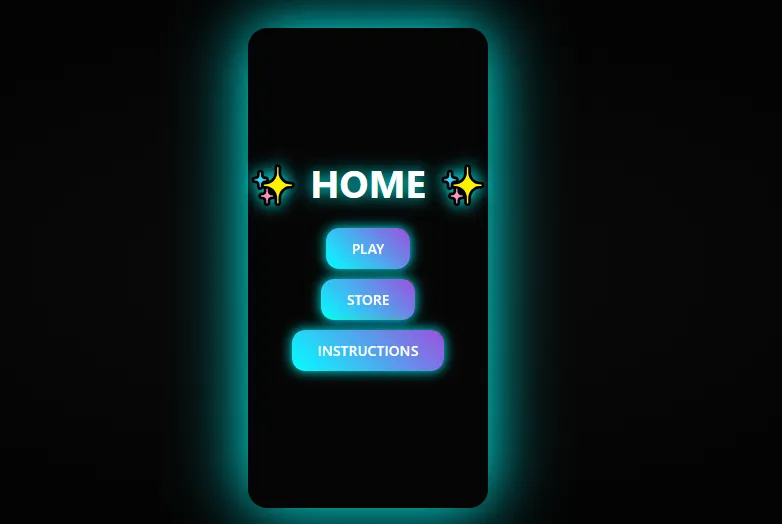 Screenshot of Cursed Tetris