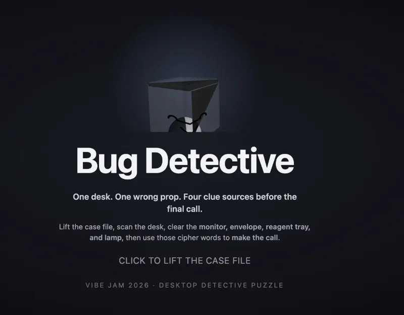 Screenshot of Cursor Bug Detective