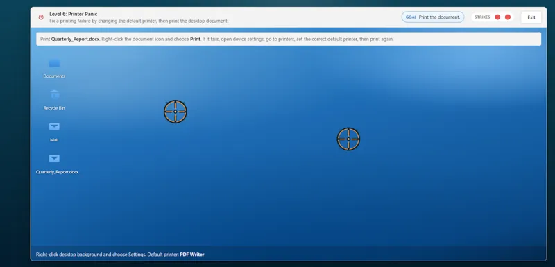 Screenshot of Cursor Hunter