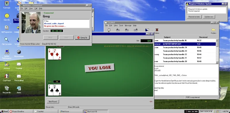 Screenshot of deadline