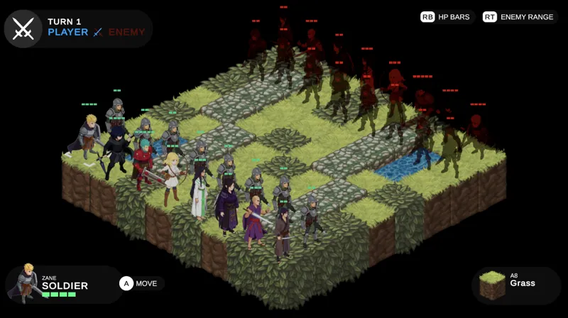 Screenshot of Destined Heroes Tactics