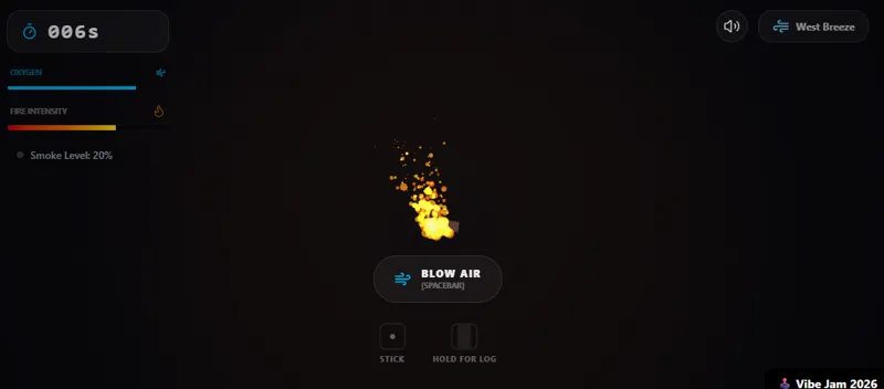 Screenshot of Fireplace Vibe