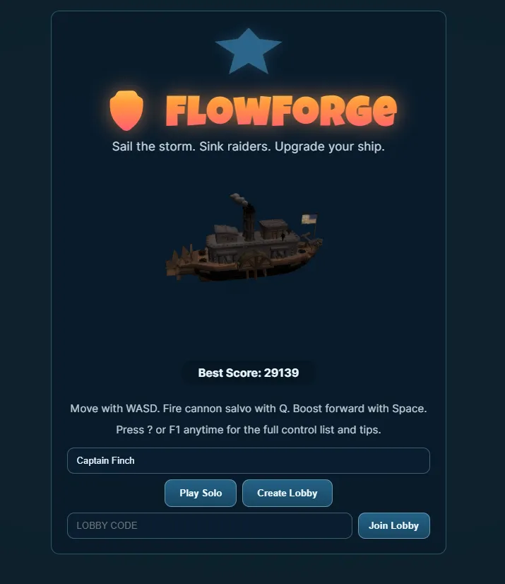 Screenshot of FlowForge