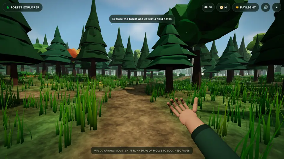Screenshot of Forest Explorer