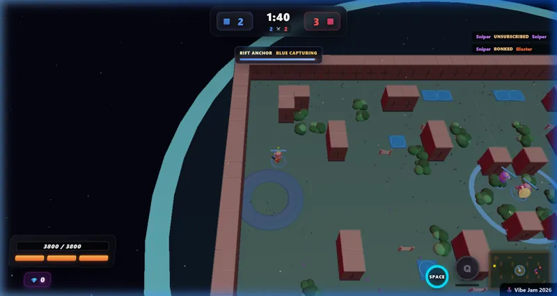 Screenshot of GEMSTORM RIFT
