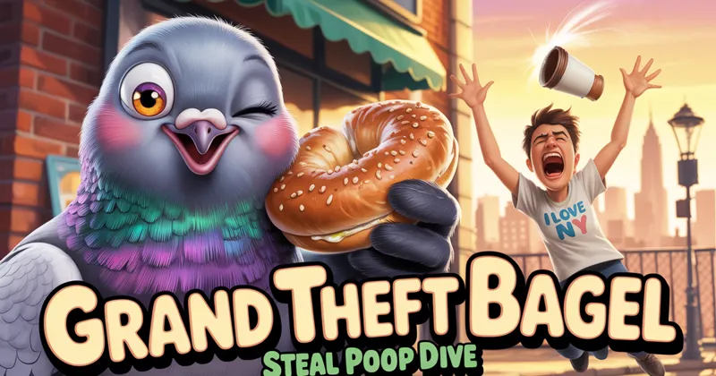 Screenshot of Grand Theft Bagel