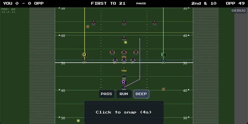 Screenshot of Gridiron Rumble