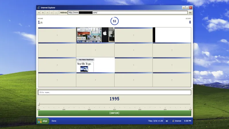 Screenshot of InternetExplorer