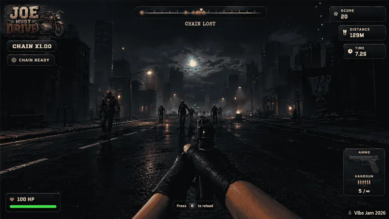 Screenshot of Joe Must Drive