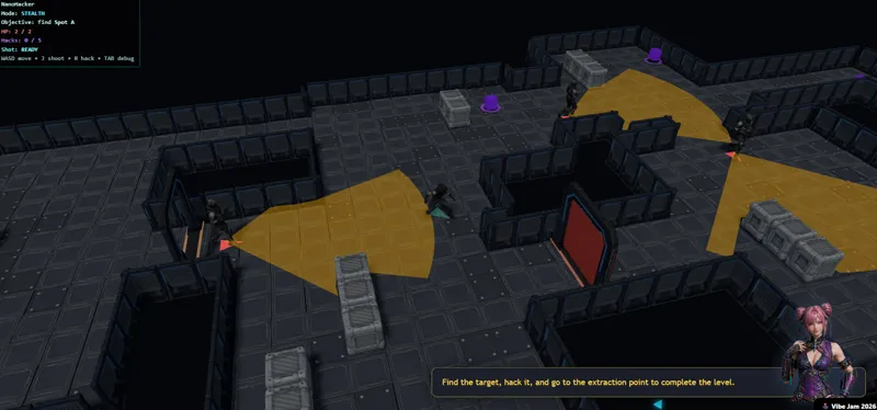 Screenshot of NanoBreach