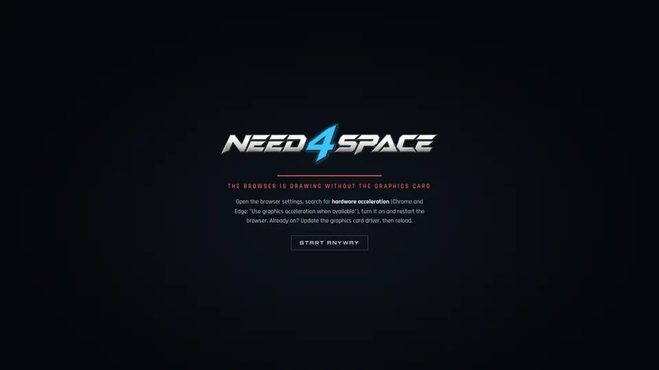 Screenshot of Need4Space