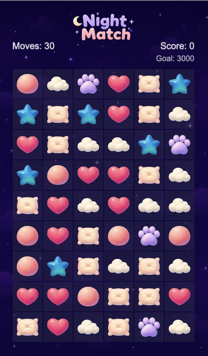 Screenshot of Night Match