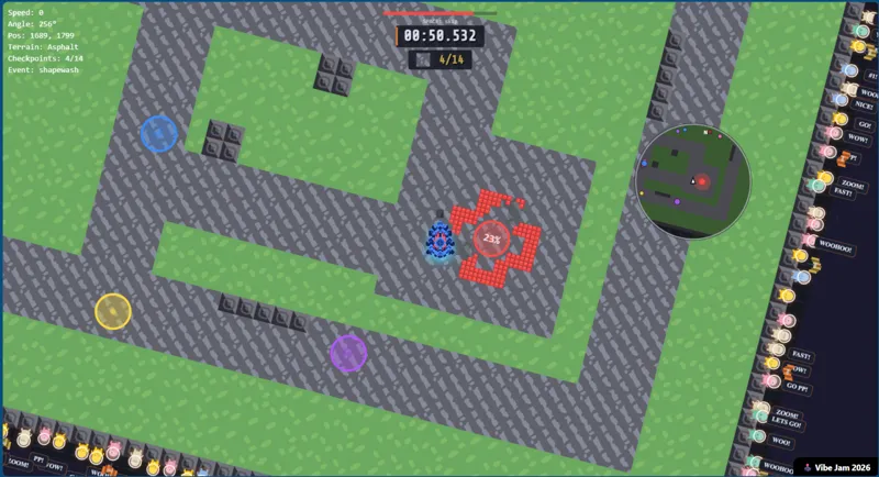 Screenshot of Pixel Pacers