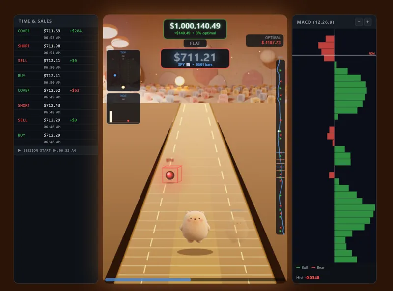 Screenshot of Plush Rush
