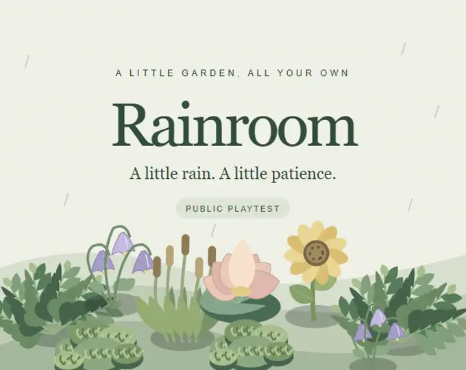 Screenshot of Rainroom