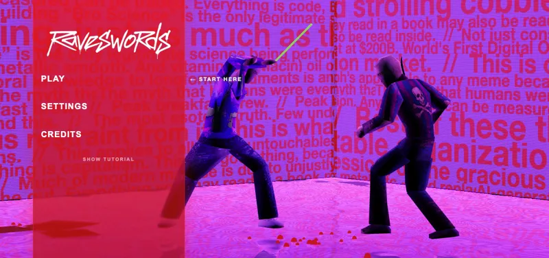 Screenshot of Raveswords