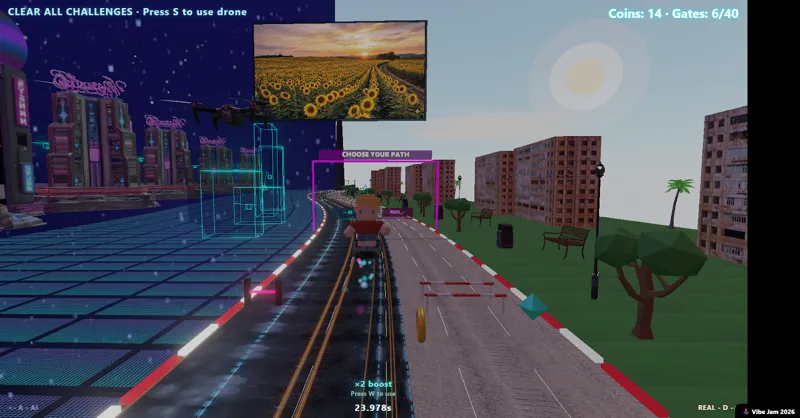 Screenshot of Real or AI