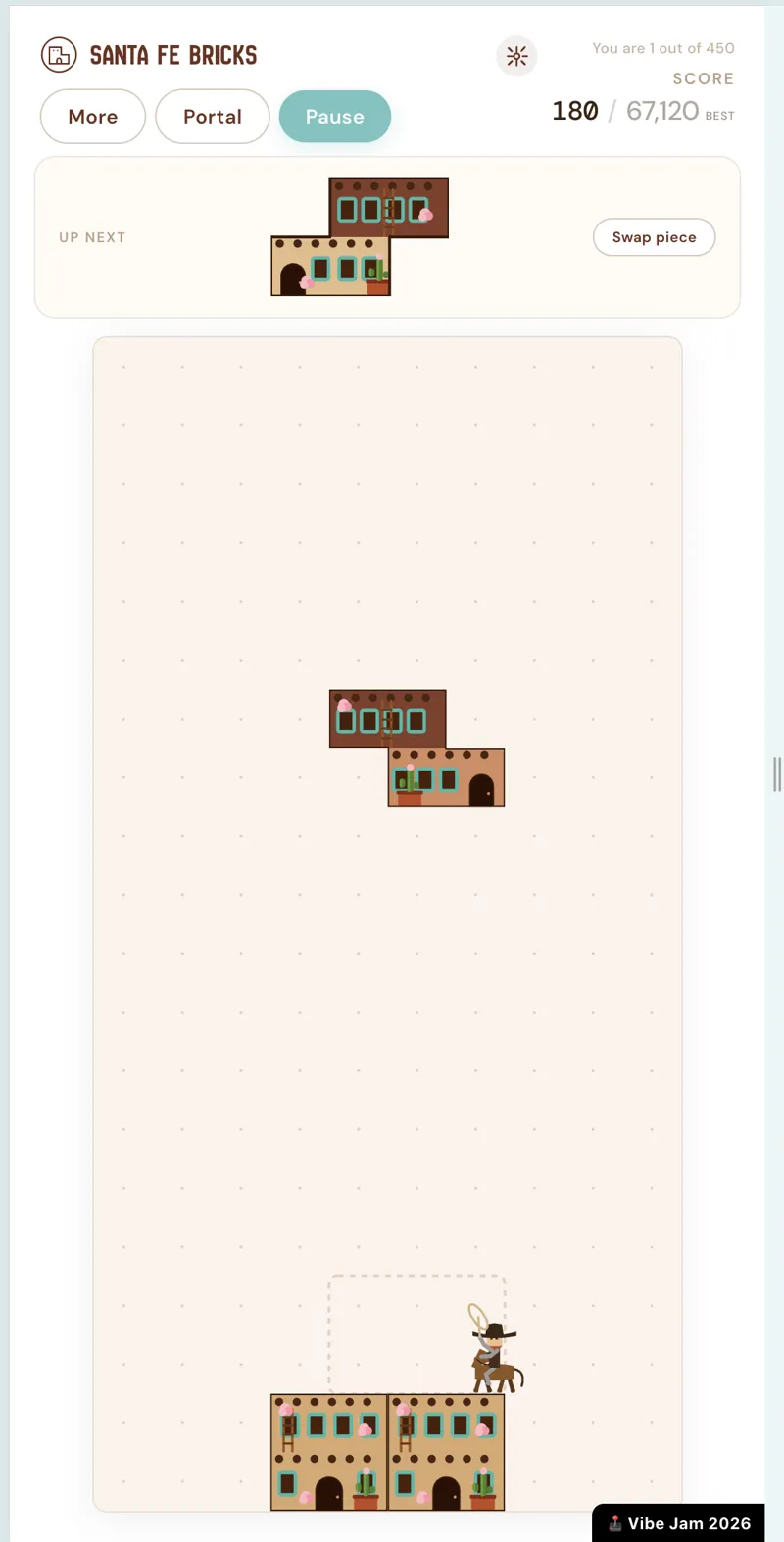 Screenshot of Santa Fe Bricks