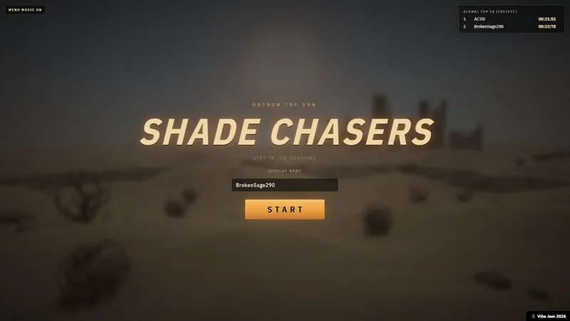 Screenshot of Shade Chasers
