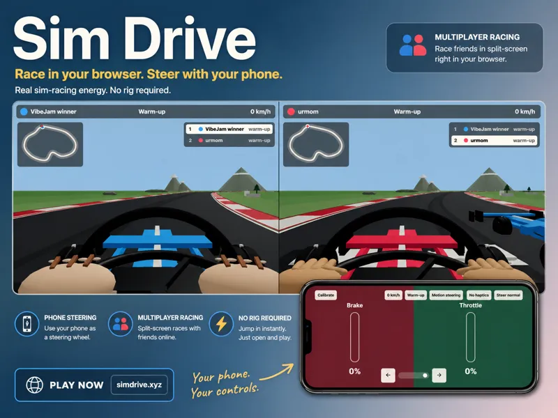 Screenshot of SimDrive