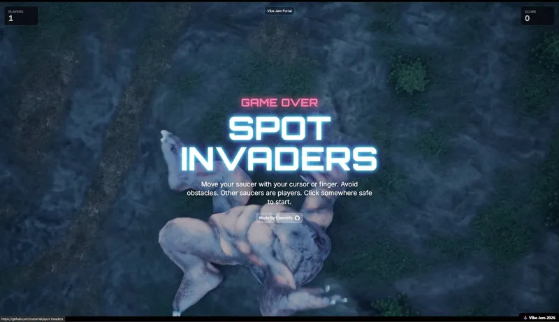 Screenshot of Spot Invaders