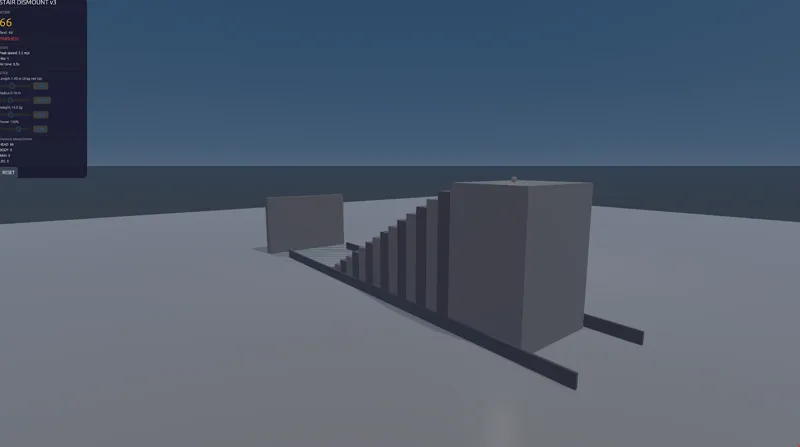 Screenshot of Stair Dismount
