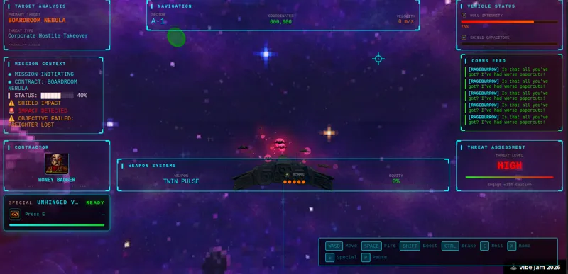 Screenshot of Star Mercenaries 64