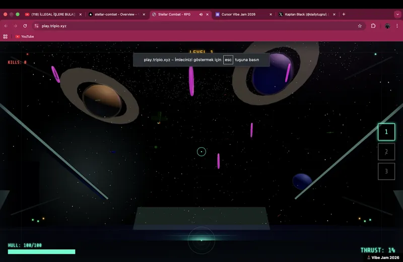 Screenshot of Stellar Combat RPG
