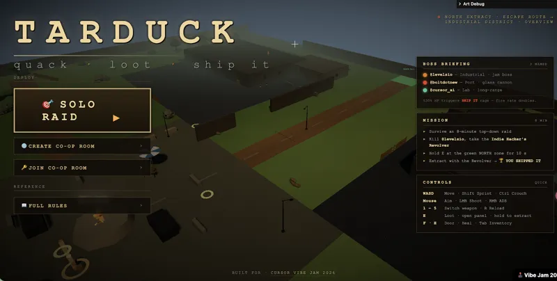 Screenshot of TARDUCK