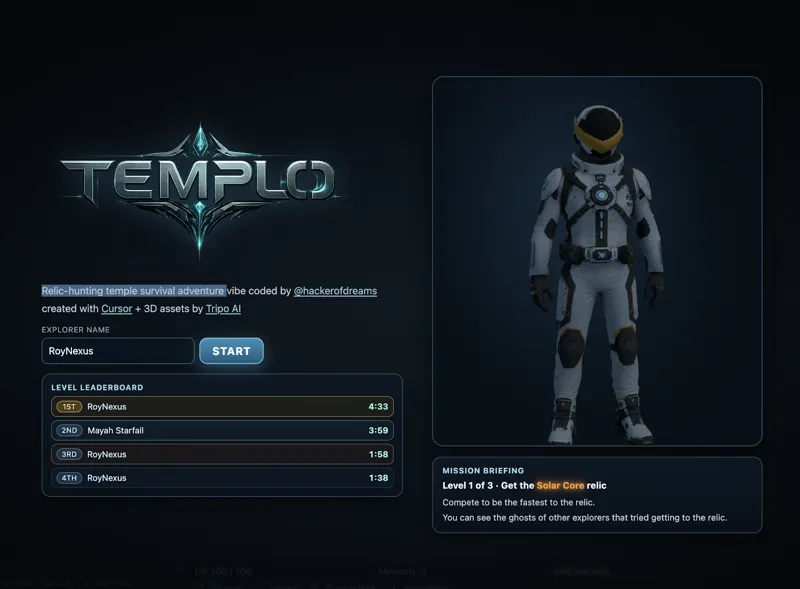 Screenshot of Templo