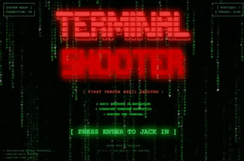 Screenshot of TERMINAL SHOOTER: Machine Soul